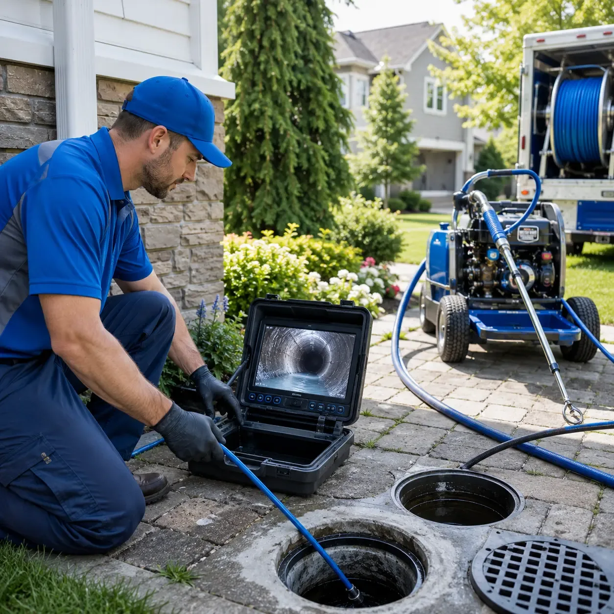 Outdoor drain cleaning professionals serving Grantham, NH